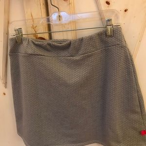 TERRY thermal mini-skirt, Medium